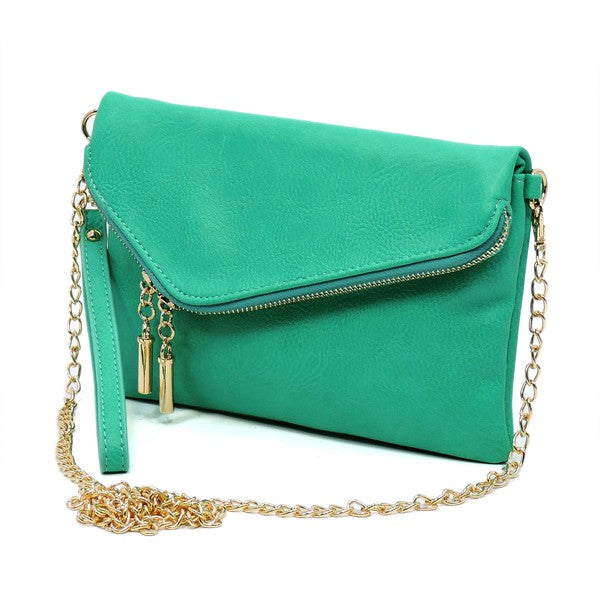 Fashion Envelope Foldover Clutch Handbag