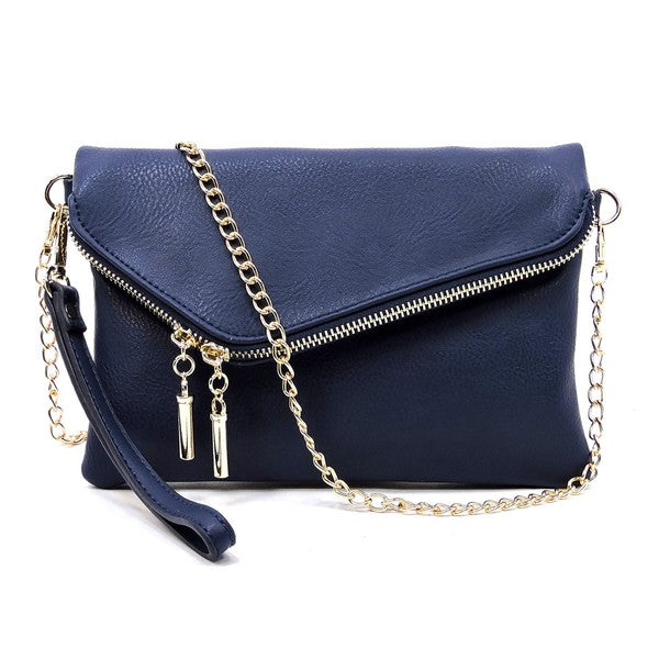 Fashion Envelope Foldover Clutch Handbag