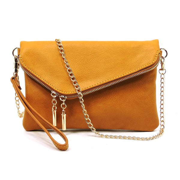 Fashion Envelope Foldover Clutch Handbag