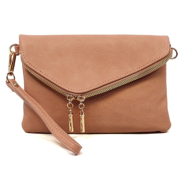 Fashion Envelope Foldover Clutch Handbag