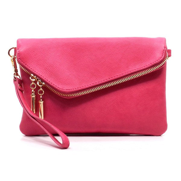 Fashion Envelope Foldover Clutch Handbag