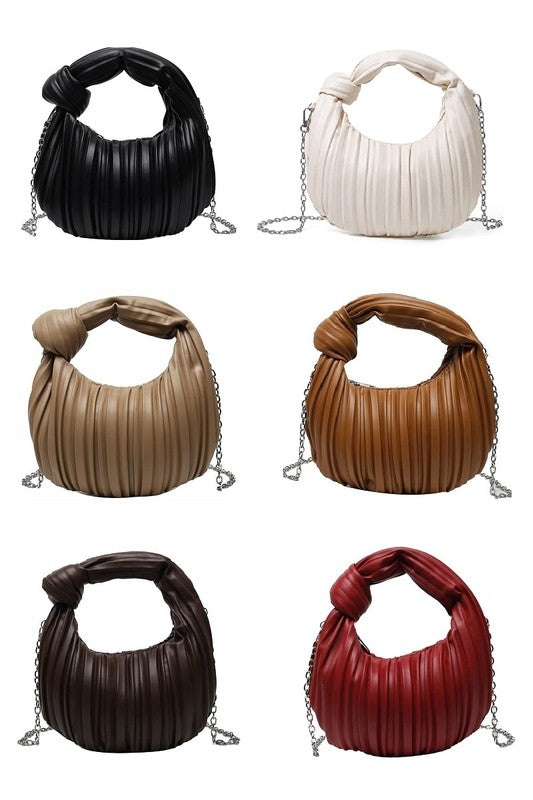 Pleated Hobo-Bags